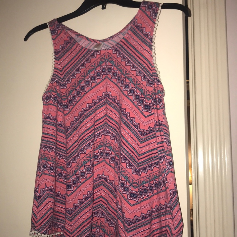 Pink Tribal Print Shirt